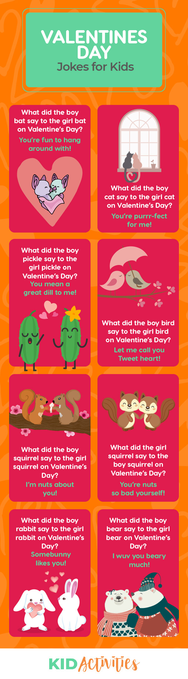 52 valentine's day jokes for kids that are funny and clean.